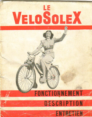 Livret entreiten Solex 1946